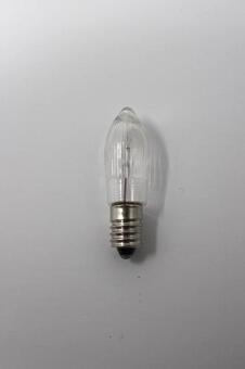 Ersatzteil Riffelkerze klar für Schwibbögen, 16 Volt 3W mit E10-Sockel von Kleinkunst aus dem