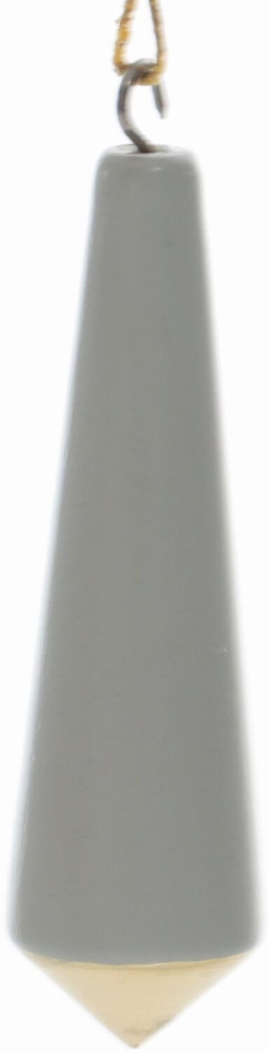 Ansicht 1 - Zapfen grau für Weihnachtskranz von Sven Kempe - Hergestellt im Erzgebirge