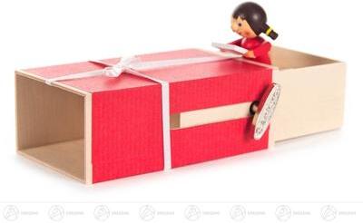 Musikdose Musikdose Geschenke-Box, Mädchen mit Brief Höhe ca 6 cm