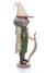 Weihnachtsfigur - Nußknacker Robin Hood mit Pfeil & Bogen - Ansicht Rechts -Retter der Enterbten