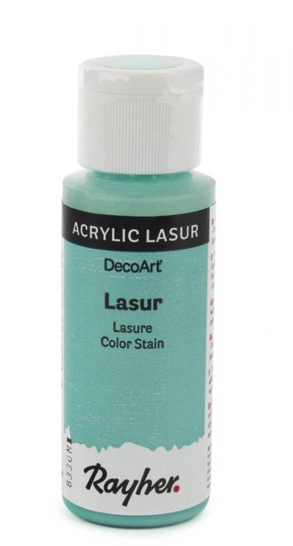 Bastelzubehör Lasur mintgrün 59ml 10x3,5x3,5cm