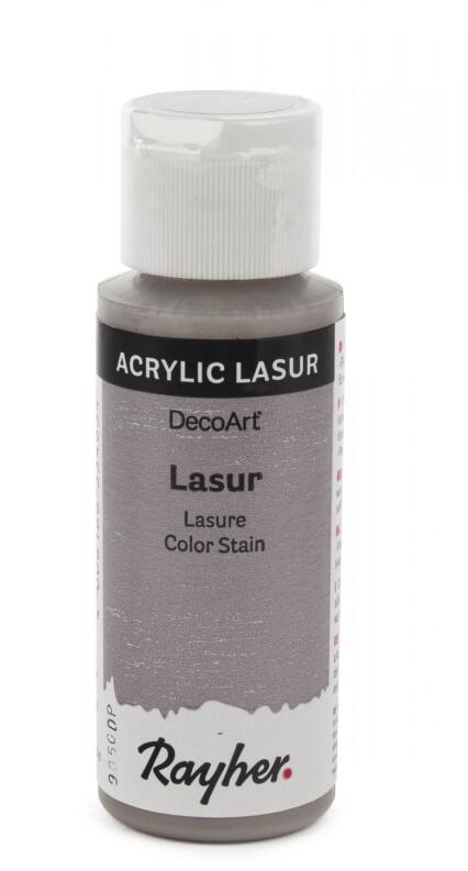 Bastelzubehör Lasur steingrau 59ml 10x3,5x3,5cm