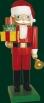 Nussknacker Weihnachtsmann mit Glocke Höhe= 120cm