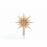 Christbaumspitze &ndash; detailreicher Stern mit filigranen Ringelb&auml;umchen, naturfarben &ndash;