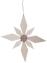Christbaumschmuck - Holzstern mit 4 kleinen &amp; 4 gro&szlig;en Segmenten - Ansicht Vorne -