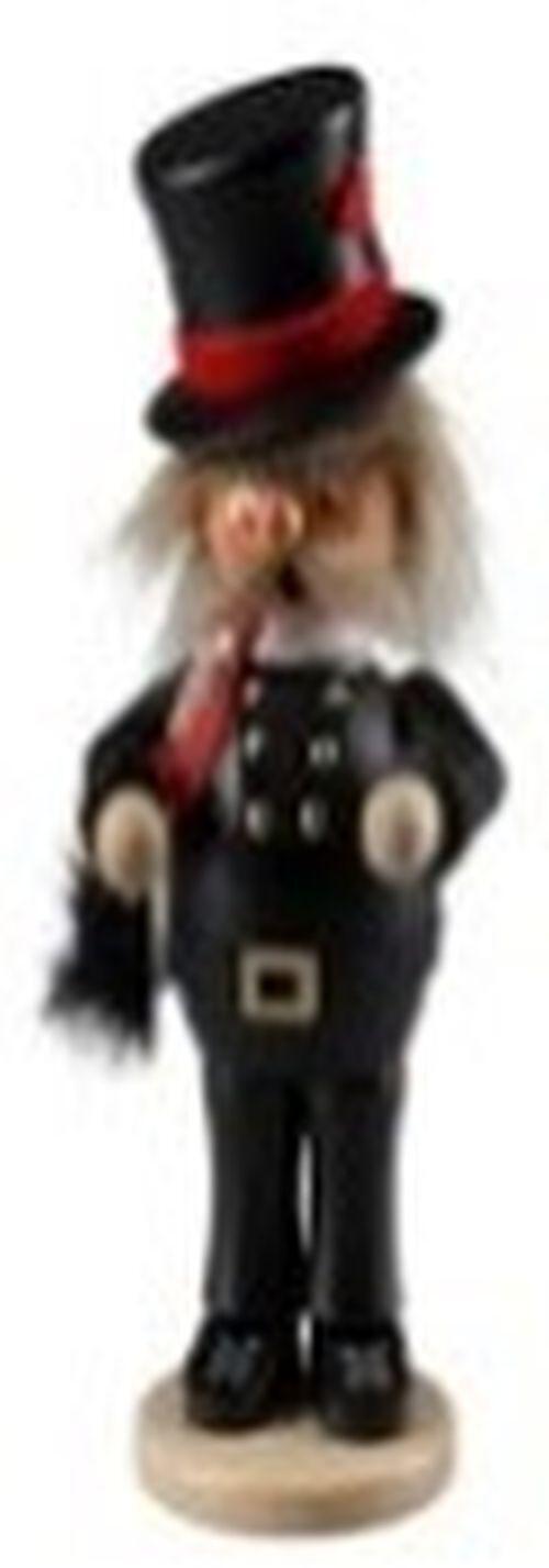 Räucherfigur – liebevolles Winterkind mit Laterne oder klassischer Schornsteinfeger mit Zylinder, detailreich bemalt – H = 23 cm