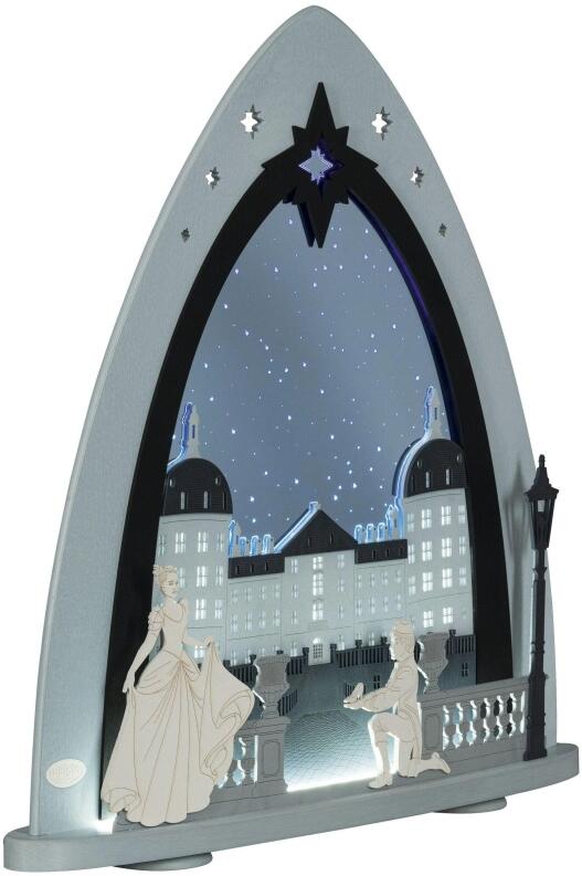 LED Lichterspitze – Schloss Moritzburg – BxHxT: 52 cm x 53,5 cm x 6 cm