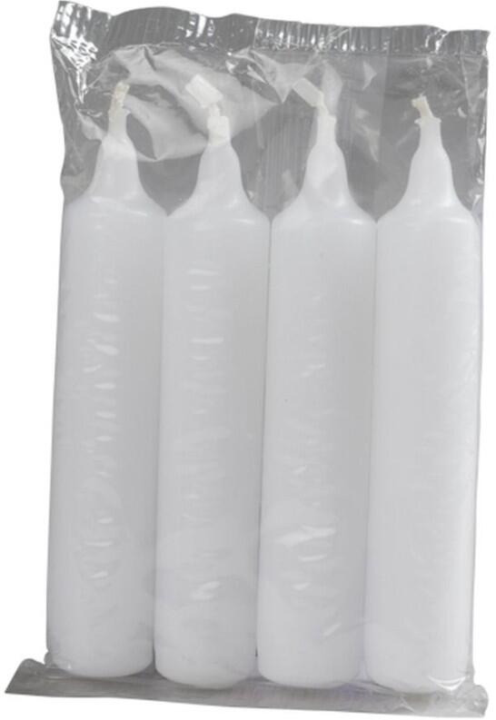 Adventskerzen – elegante weiße Stabkerzen für Kränze und Gestecke – Hxø 10,5 x 2,3 cm