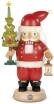 Nutcracker Nussknacker Weihnachtsmann mit Baum (BxH):14x23cm