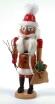 Nußknacker Weihnachtsmann mit Geschenkesack Höhe= 41cm