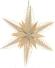 Spanstern doppelt el. Beleuchtet Mitte Kieferstern - Ansicht Hinten - wurde mit Hand gestochen