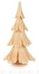 Massivholzbaum – naturfarben, zeitlos elegant, handgearbeitet – BxHxT = 5 x 9 x 5 cm