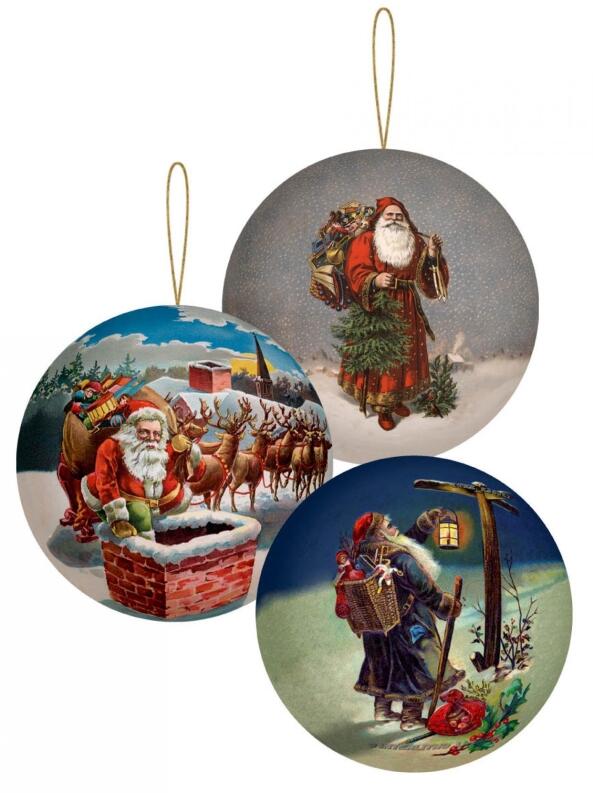 Baumbehang Geschenkkugel »Väterchen Frost« (12) ø 8cm