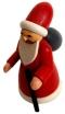 Miniaturfigur Weihnachtsmann bunt Höhe=6cm
