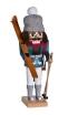 Nußknacker Skifahrer mit Bommelmütze BxTxH= 10x18x29cm