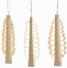 Christbaumschmuck - Spanbaum 3er Set - Ansicht 2 - Macht aus dem Weihnachtsbaum etwas ganz