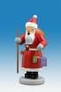 Räucherfigur Weihnachtsmann mit Geschenken Höhe 16cm