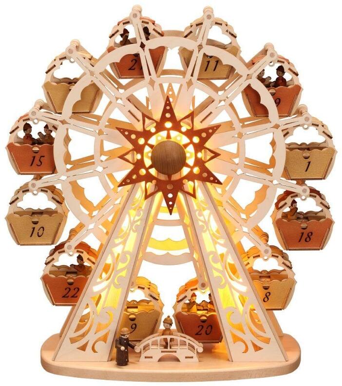 Adventskalender Riesenrad HxLxB 50xx45cm