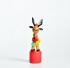 Wackelfigur – Fröhliches Holzspielzeug Weihnachtselch – Höhe ca. 10,5 cm
