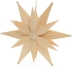 Kieferstern doppelt el. Beleuchtet Mitte mit Stern (Beidseitig) - Ansicht Rechts - aus ganz dünnen