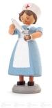 Miniatur Krankenschwester Höhe ca 6,5 cm