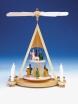 Tischpyramide Pyramide mit Christi Geburt Höhe 35 cm