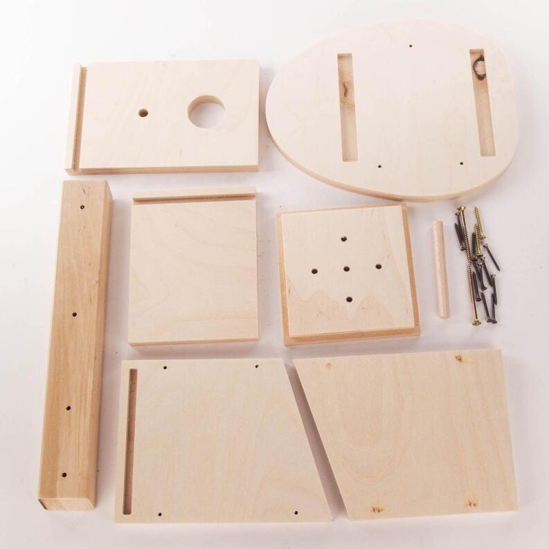 Bastelsatz Vogelhaus Starkasten BxHxT 15x23x25cm