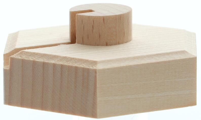 Baumschmuck - Zubehör Halter für el. Christbaumspitzen - Ansicht 1 - So kann man die Spitze auch