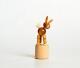 Wackelfigur – Tolles Holzspielzeug Hase – Höhe ca. 8,5 cm