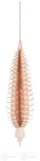Ersatzteile & Bastelbedarf Spanbaum mit Bohrung und Pyramidennadel Höhe ca 18 cm