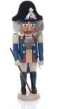 Weihnachtsfigur - Nußknacker Napoleonischer Offizier mit Gewehr und Schwert - Höhe 40cm