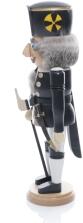 Weihnachtsfigur - Nu&szlig;knacker Bergmann Bergmeister mit Axt - Ansicht Links - Hergestellt in