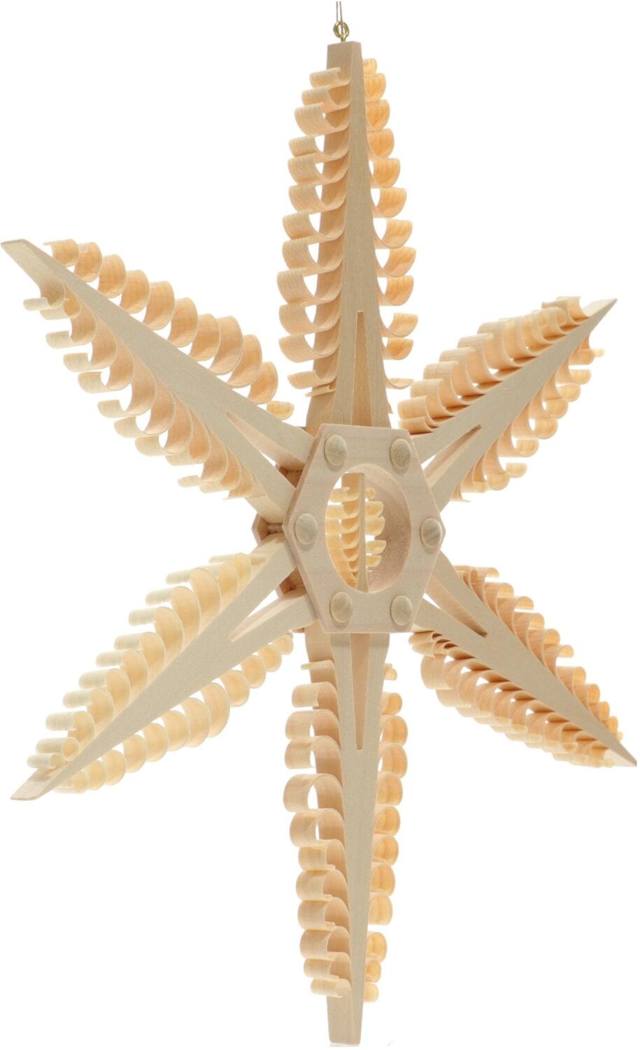 Spanstern mit 1gestochenem kleinen Baum Mittig - Ansicht Rechts - Ein Handwerkliches Meisterstück