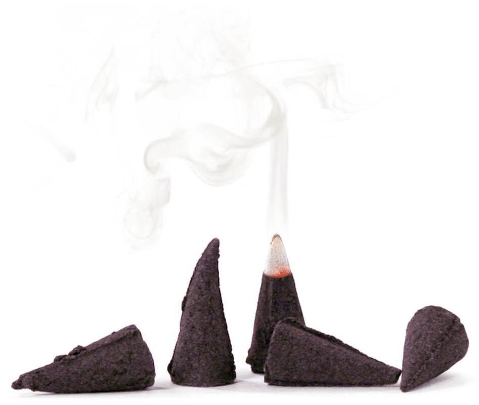 Räucherkerzen – mit würzigem Pfefferkuchenduft und tollem Lebkuchenhausmotiv – BxHxT 6,5 x 12 x 2,2 cm