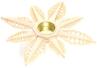 Tischschmuck - Teelichthalter als Spanstern aus 6 gestochenen Bäumchen - Ansicht Detail- Detail